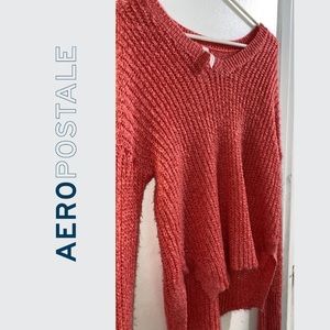 Coral/Peach/Pink Aeropostale Knit Sweater/Top XS